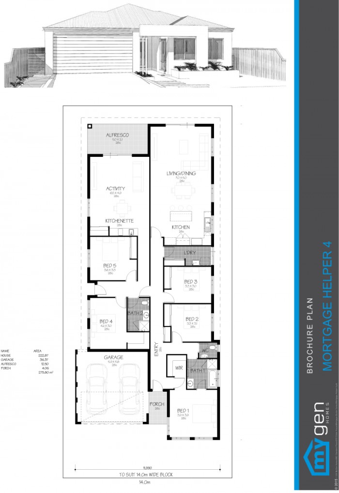 The Mortgage Helper 4 single storey home mygen homes