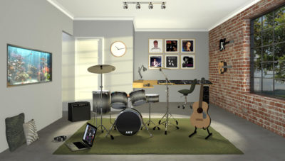 The Perfect Muti Gen room: Music Room