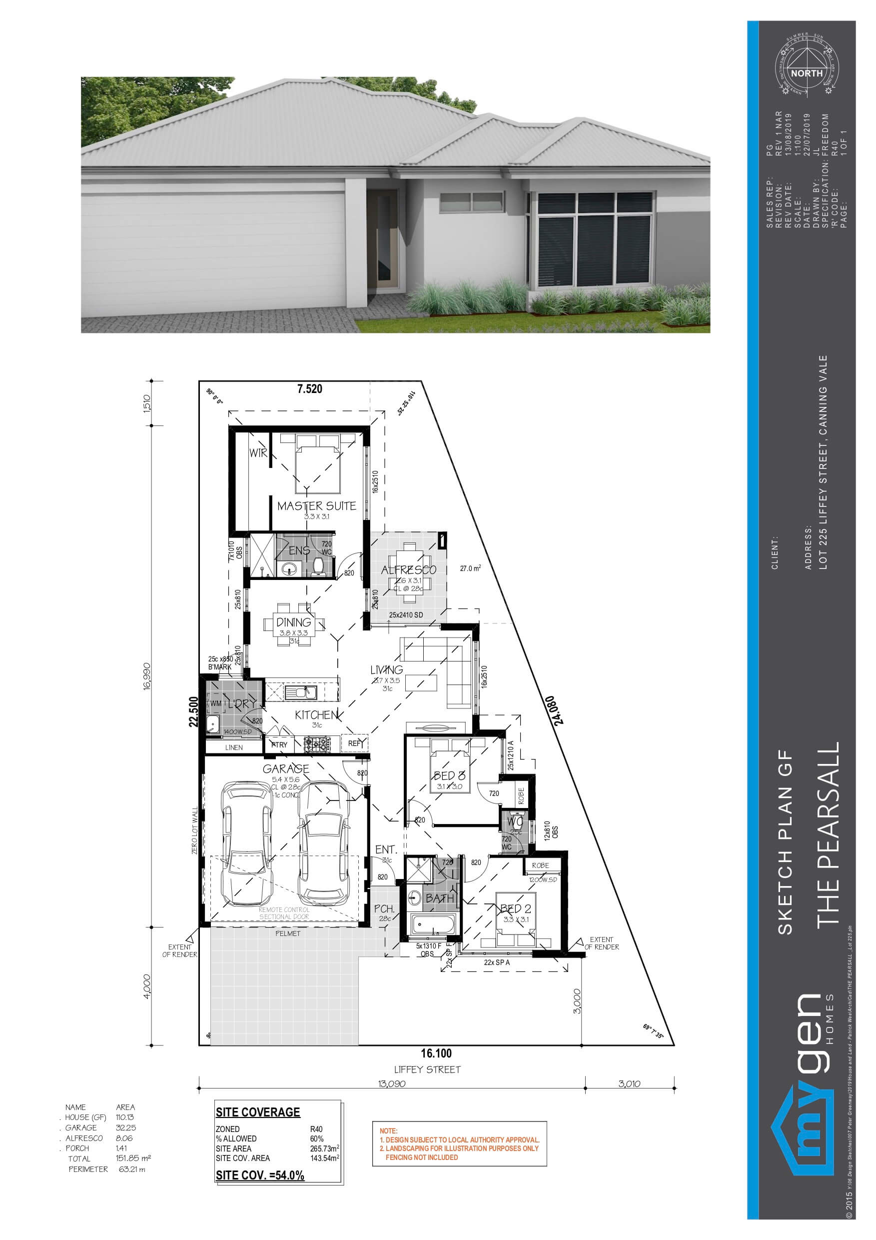 THE PEARSALL floorplan